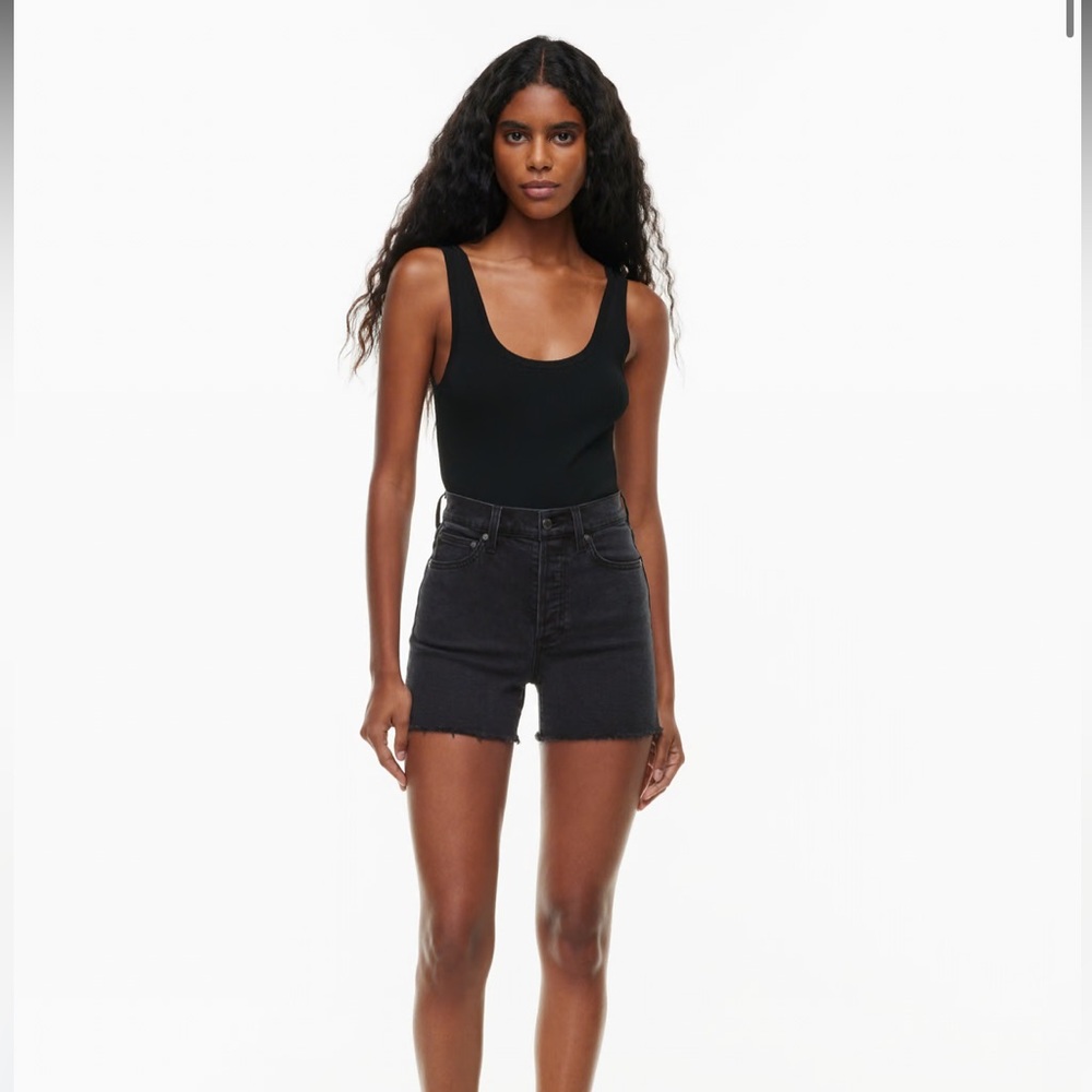 Black Aritzia Denim Shorts